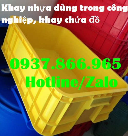 Thùng nhựa đặc(khay nhựa xếp chồng) 