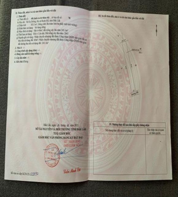 Đất xã Ea Drông, Thị Xã Buôn Hồ đang cực 