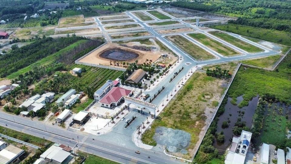 Bán đất nền dự án gần Đại học Tân Tạo mặt tiền quốc lộ DT 824, Huyện Đức Hòa, Long An sát