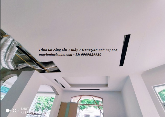 Cải tạo máy lạnh giấu trần ống gió đảm bảo thẩm mỹ và chất lượng giúp tiết kiệm các chi ph