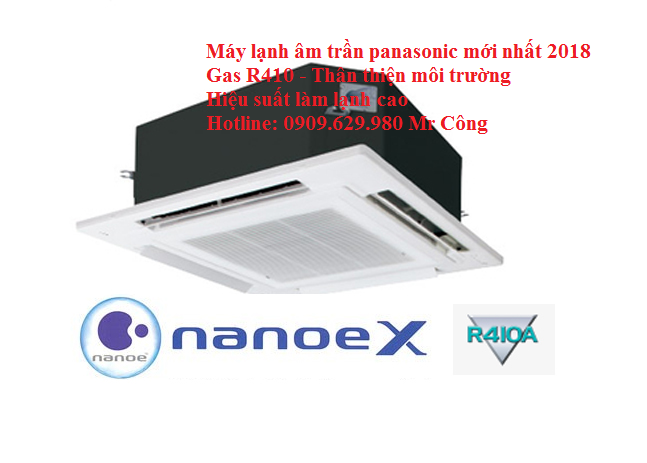 Lắp đặt điều hòa cassette panasonic S-3448PU3H/U-48PR1H5 inverter 5.5 ngựa – 5.5hp trọn gó