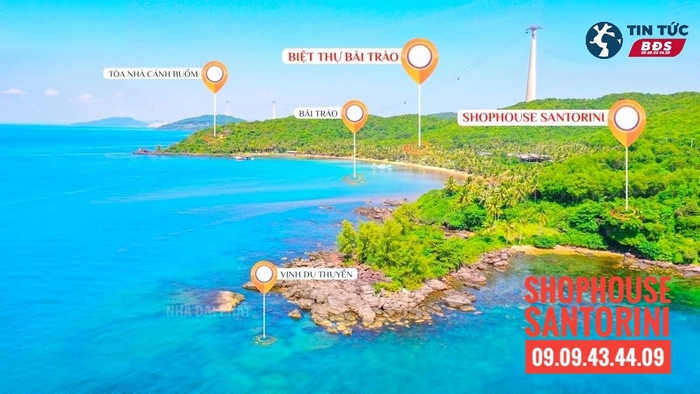 SHOPHOUSE SANTORINI HÒN THƠM PHÚ QUỐC - HOTLINE: 0909434409