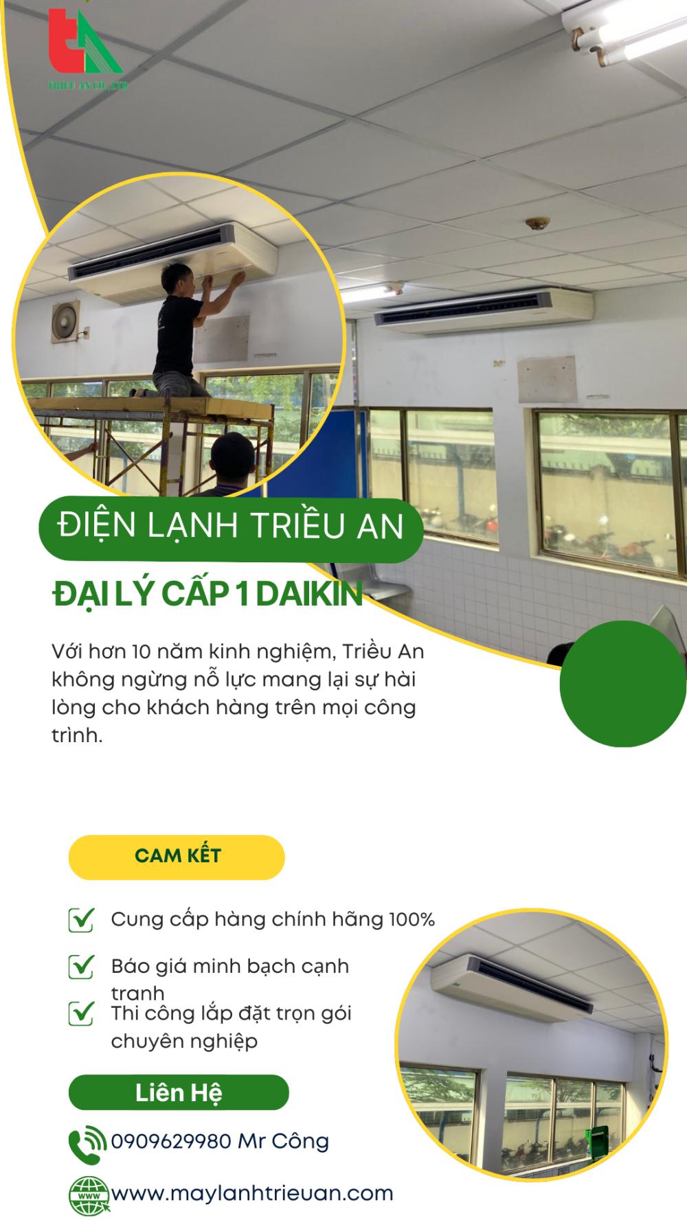 Đón lộc đầu năm cùng Triều An – Sở hữu máy lạnh áp trần Daikin – Nhận quà sang trọng