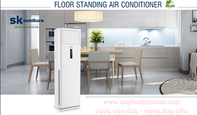 Báo giá thi công trọn gói máy lạnh tủ đứng Sumikura APF/APO -1000 10hp