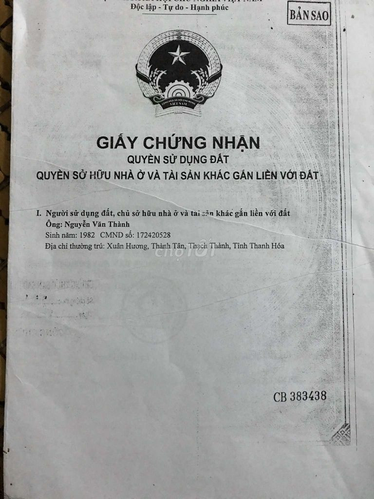 Bán Đất Biệt Thự Đường Bùi Công Trừng-  Hóc Môn