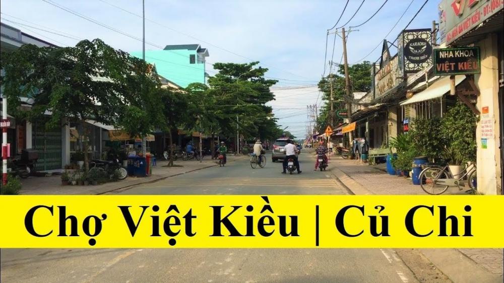 Bán 6ty250 nhà đất mặt tiền Khu Chợ Việt Kiều, Tân Thông Hội, Huyện (TP) Củ Chi